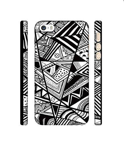 Image of Amazon Brand - Solimo Designer Random Pattern 3D Printed Hard Back Case Mobile Cover for Apple iPhone 5 / 5S