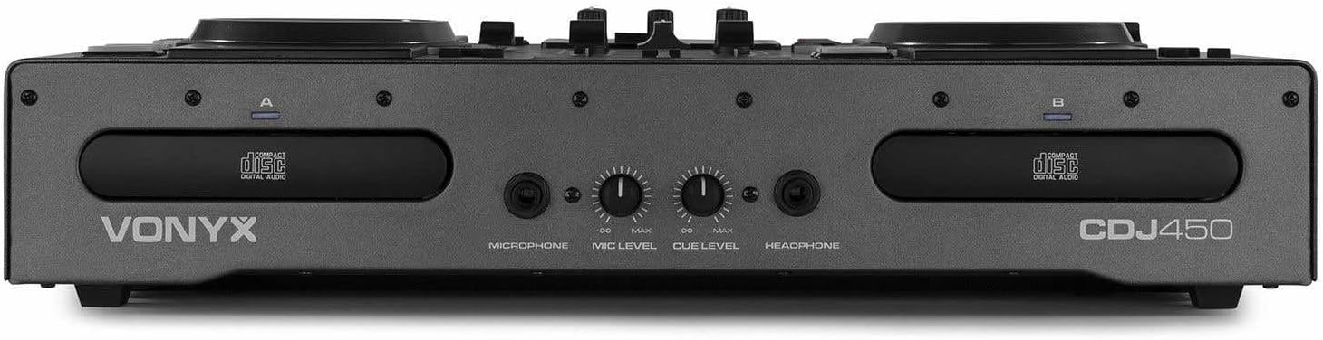 Vonyx CDJ450 front panel connections
