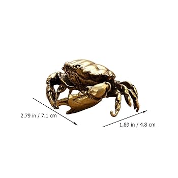 蟹の置物　金属製　高さ30cm、幅37.5cm 蟹の置物 金属製 高さ30cm、幅37.5cm Amazon.co.jp: FRANSCHE 蟹
