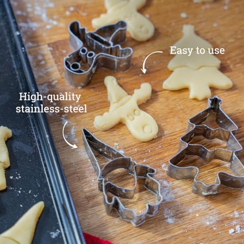 Tala Extra Large Snowflake Cutter, Detailed Biscuit Cutter for Baking Perfect for Fondant and Dough Stainless Steel Cutter - Image 3