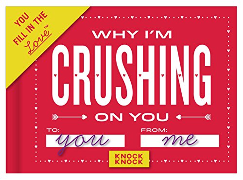 Image of Knock Knock Why I'm Crushing on You Fill in the Love Book Fill-in-the-Blank Gift Journal, 4.5 x 3.25-inches