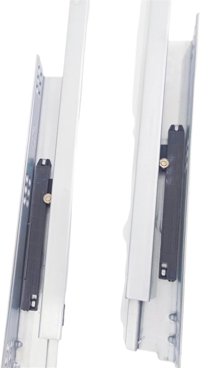 Side Mount Cabinet Runners Glides Soft Close Undermount Slide Furniture Kitchen Cabinet Concealed Hydraulic Drawer Sliders(12inch(300mm))