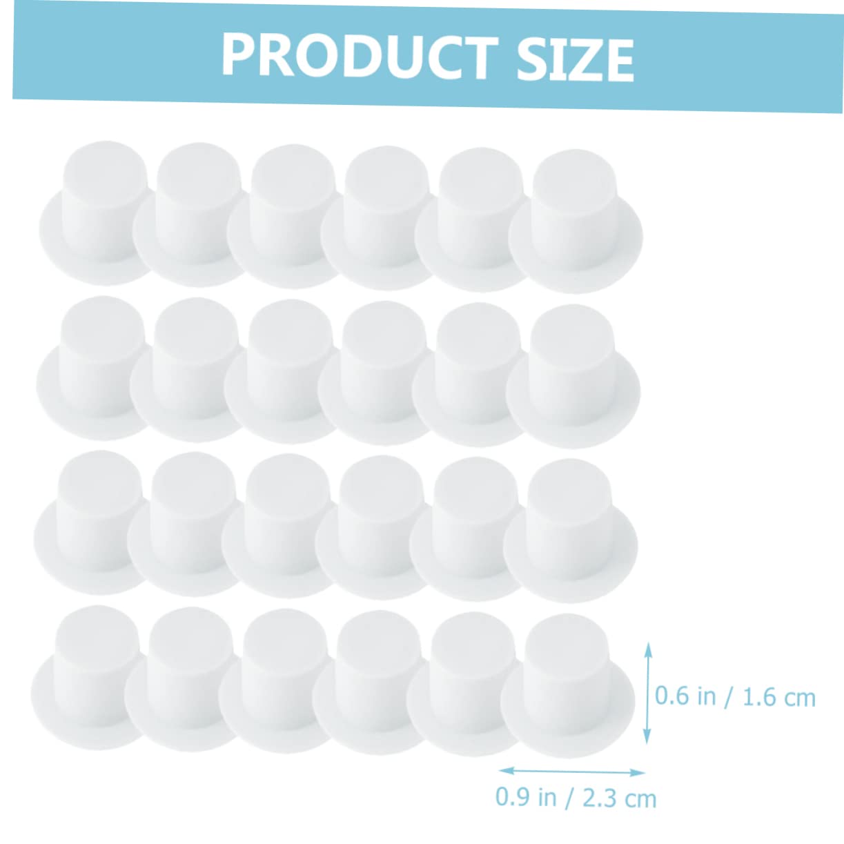 VICASKY Diy Christmas Hat 120pcs Mini Straw Hats for Boys and Girls Kawaii Tiny Hats Miniature Top Hats for Dollhouse