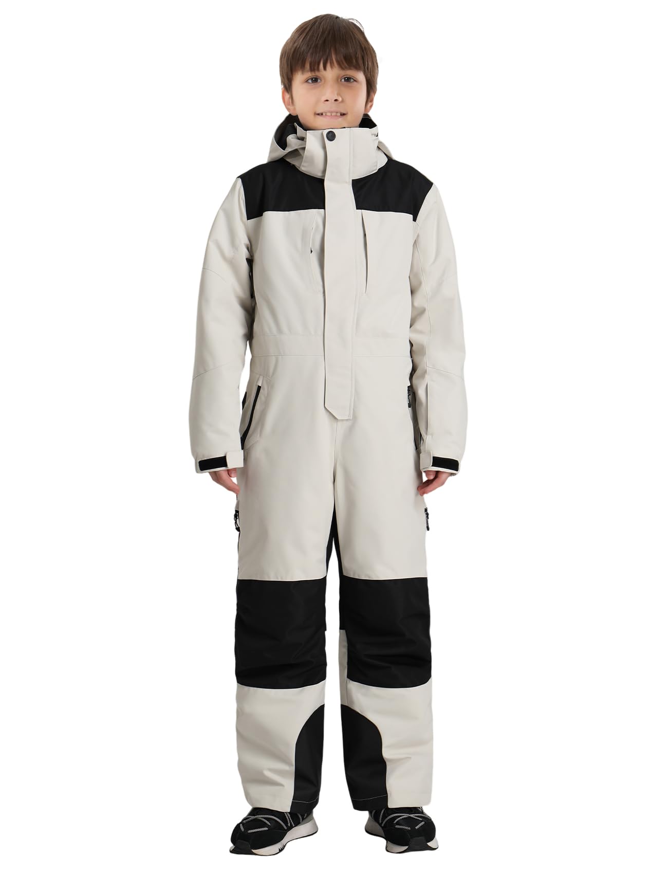 GSOU SNOW Kids Snow Suit Boys Girl Ski Suit One Piece Youth Snowsuit Outfit
