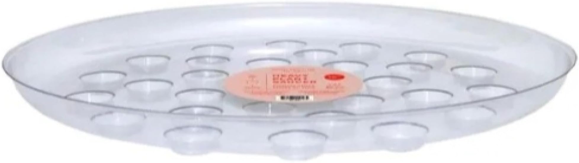 CWP DS-1600 Heavy Gauge Footed Carpet Saver Saucer, 16-Inch Diameter, Clear , White