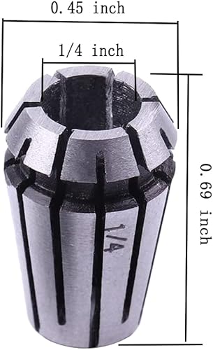 Miniatura 10 de Juego de tuercas de resorte ER11 - Tuerca de sujeción ER11 de nivel AAA de alta precisión ER11-18 pulgadas, tuerca de sujeción ER11 para máquina de