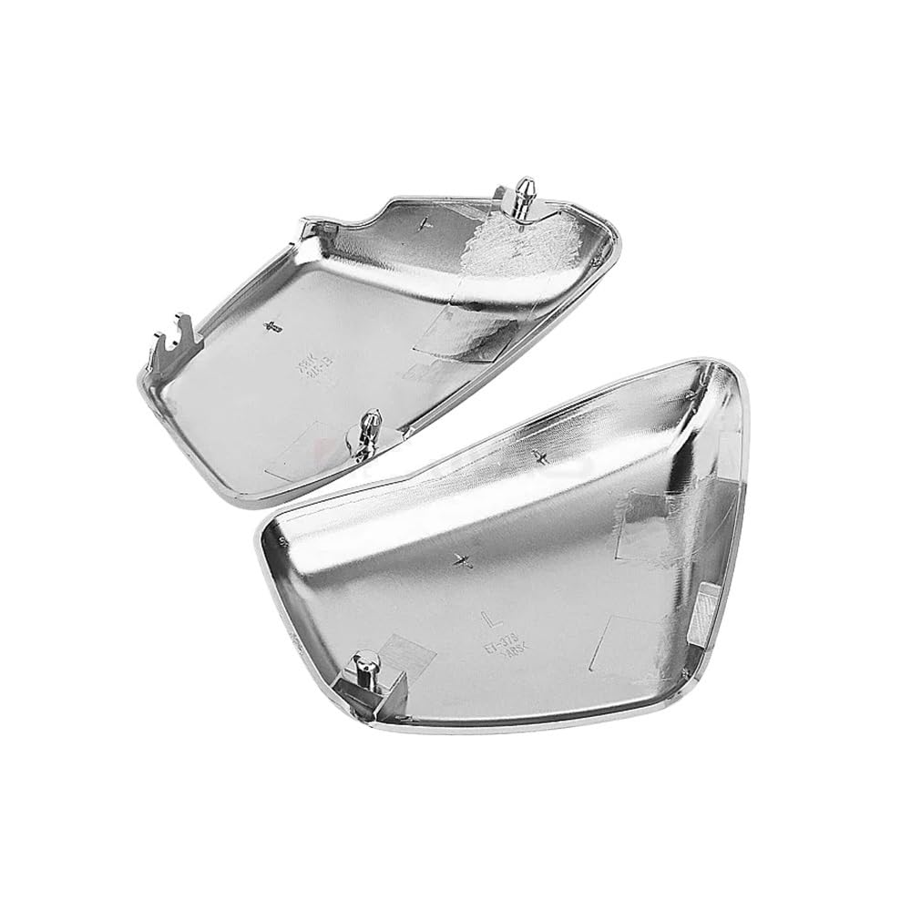Motorradverkleidung Chrome Moto Links Rechts Seite Batterie Verkleidung Abdeckung Für Ya&maha XV700 750 1000 1100 Virago 1984-Up Motorrad Zubehör