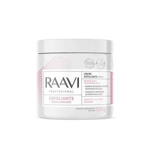 Raavi Crème Esfoliante Media Abrasao 500G Rosa