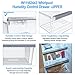 UPGRADED W11162443 Refrigerator Crisper Drawer Compatible with Whirlpool Crisper Drawer W11046494 Whirlpool Fridge Drawer Parts W10899435 WRS555SIHZ WRS325SDHZ WRS315SDHZ Maytag Refrigerator Drawer