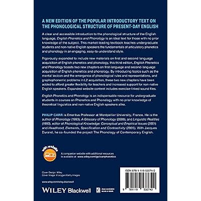 English Phonetics and Phonology: An Introduction 3rd Edition
