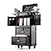 Produktbild L&WB Friseurbedarf Professional Trolley Gepäck Toolbox, Rollen Trolley Kosmetik-Reise-Gepäck-Fall-beweglicher Organisator-Speicher Vanity Box Nagel-Techniker Toolbox4
