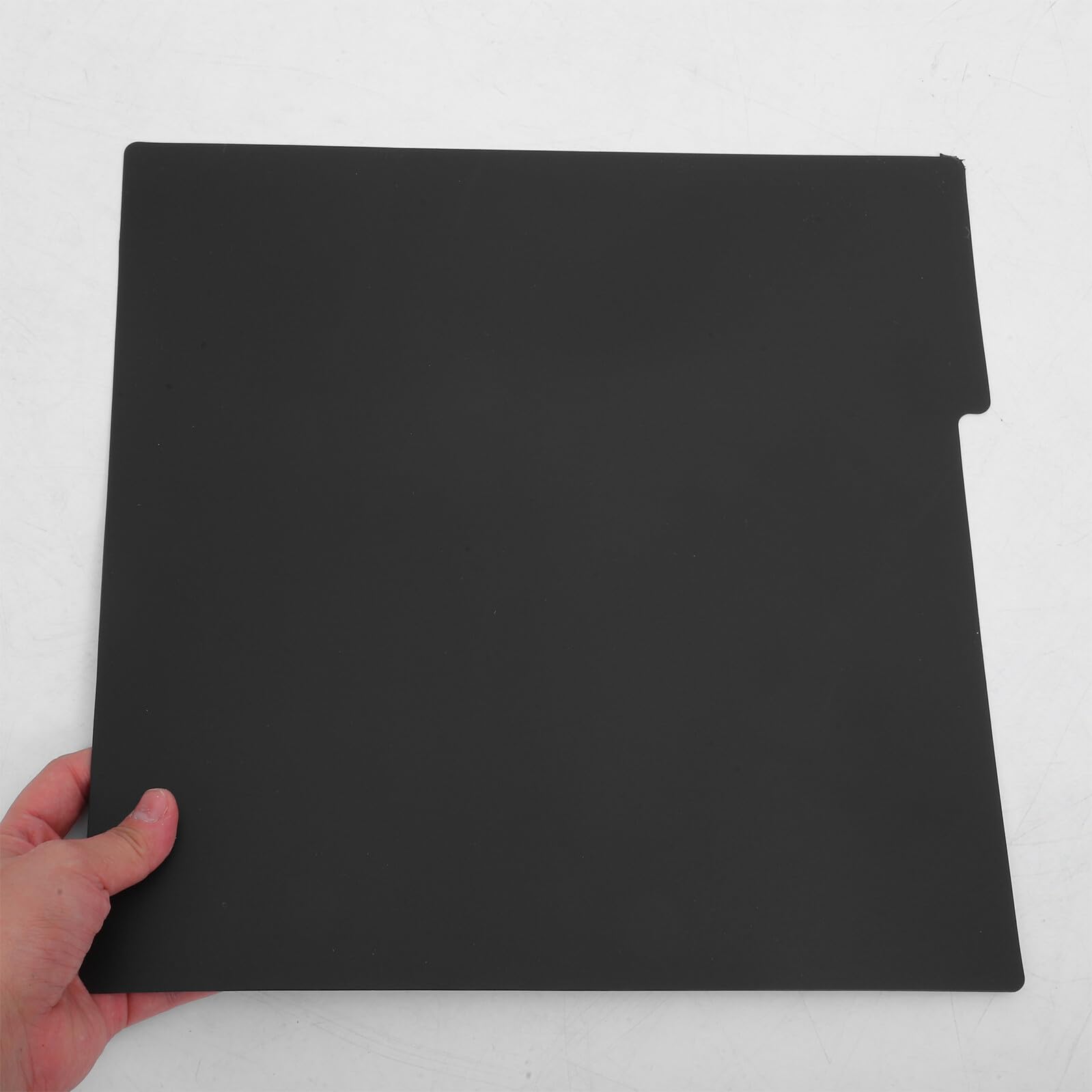 HOMSFOU Separadores para Discos de Vinilo Negros 32X325 CM Tarjetas de Clasificación de Discos de Vinilo de Plástico 10 Unidades para Organización y Almacenamiento en Estantes