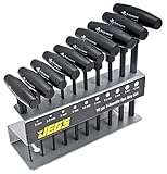 JEGS 80711 T-Handle Hex Key Set