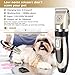 Dog Clippers, Low Noise Pet Clippers Rechargeable Dog Trimmer Cordless Pet Grooming Tools Kit Professional Dog Hair Trimmer with Comb Guides Nail Kits for Dogs Cats & Other Hairy Animals