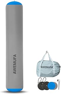 AWEMUFA 6ft/10ft Inflatable Boat Fender for Docking Heavy Duty, Large Boat Bumper for Docking, Inflatable Boat Dock Bumper Inflatable Fender for Pontoon Boat, Fishing Boat, Small Yacht(NO Pump)