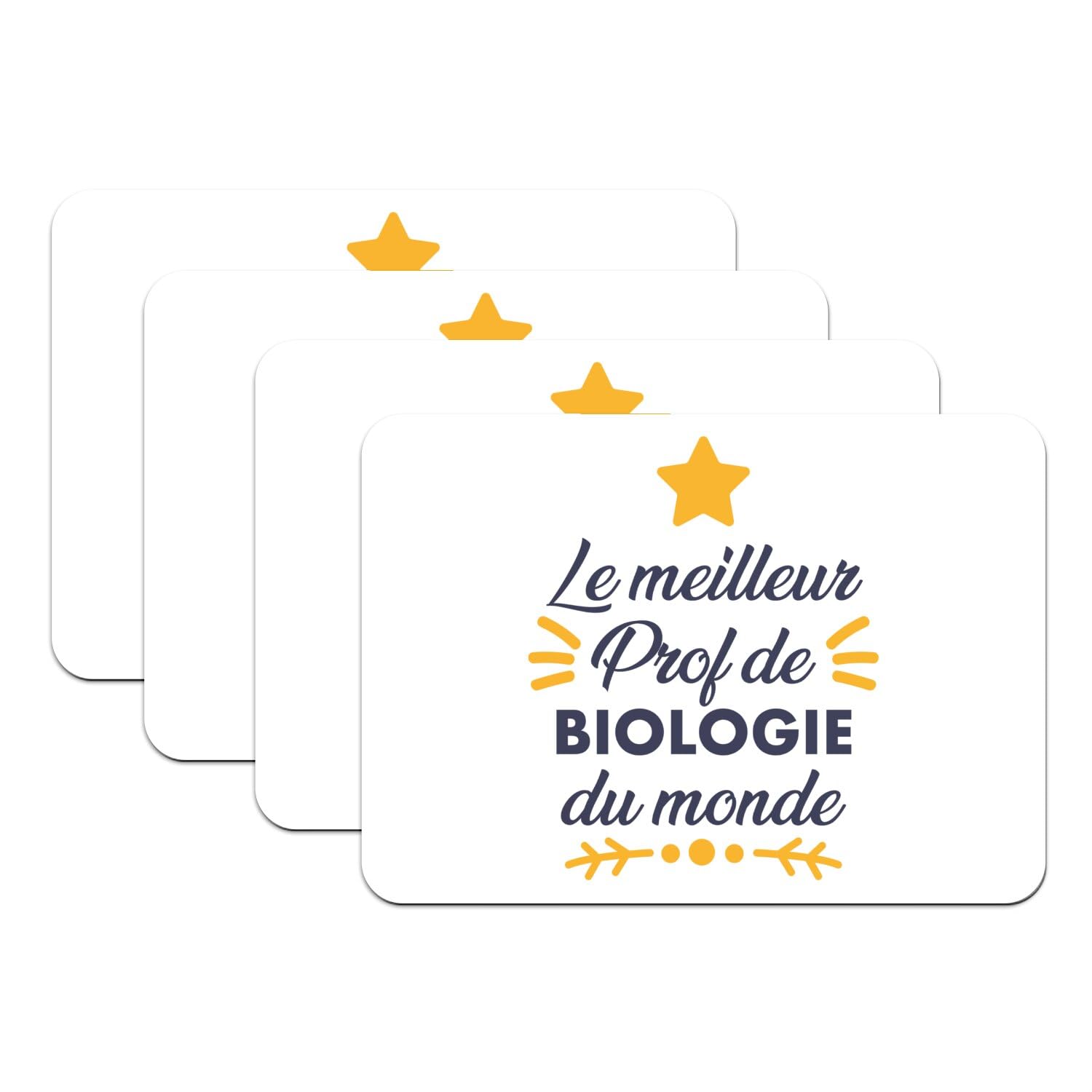 Set de table dessous caoutchouc antidérapant blanc grand format protecteur et stable