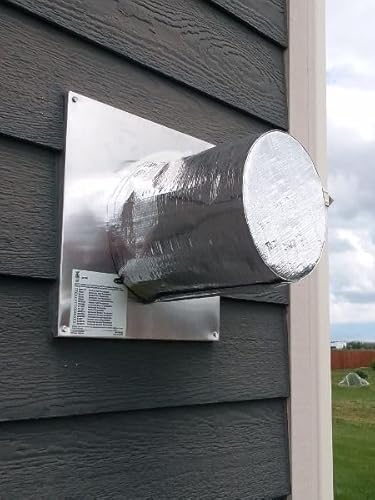 Draft Decor Draft Stopper Direct Vent Fireplace Termination Cap Cover (Round) #TOP1