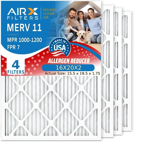 AIRx Filters 16x20x2 Dehumidifier Filter MERV 11 Allergy DH150