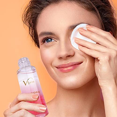 VLuxe Extended DIY Eyelash Extension Cluster Remover with Natural Rosewater Gentle Soothing Nourishing Cleanser for Removal of False Eyelashes, Lash Wisps, Bond & Seal Adhesive and Makeup - Thumbnail 2