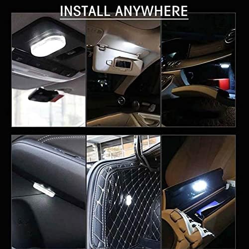 Amazon Co Jp 2個の車内ledセンサーライト タッチスイッチライト 車 の照明読書灯ledエアオートワイヤレスアンビエントランプポータブル雰囲気ライト ミニusb充電車のライト ブルー ホーム キッチン