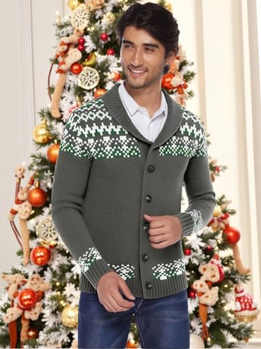Cardigan de Noël moche homme pour oublier les pulls qui grattent