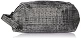 DII Toiletry Bag, Portable Travel Organizer, Cosmetic Make up Bag for Women, Men Accessories, Shampoo, Personal Items, Medicine Pouch - Wristlet Black