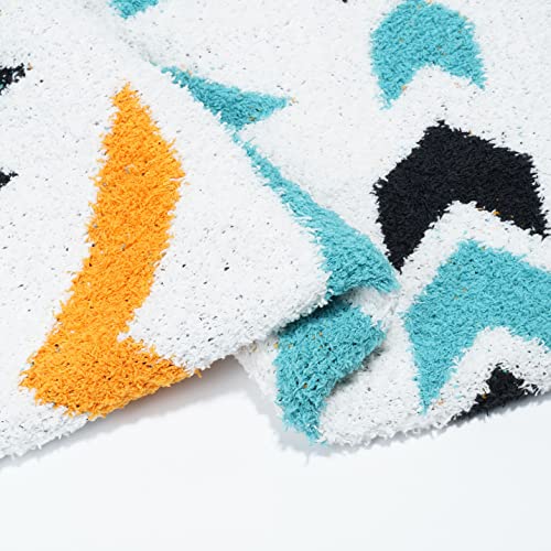 Super Soft Aztec Throw Blanket Native American Blanket Southwestern Boho Decor Reversible Mexican Blankets And Throws For Couch Bed Chair Livingroom Outdoor Beach, 51"X63" #TOP5