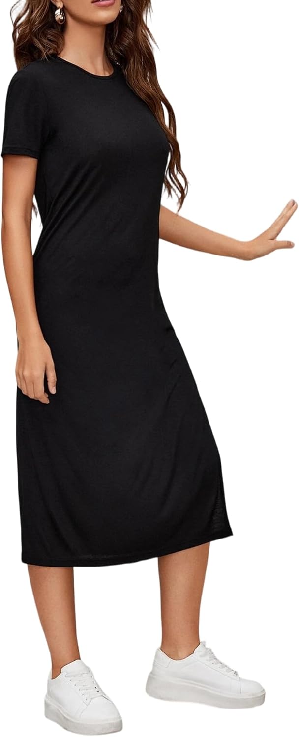 Summer Casual Women's Dresses 2025 Fashion Crew Neck Sleeveless Tank Loose Ruffle Tiered Hem Boho Beach Vacation Mini Dress