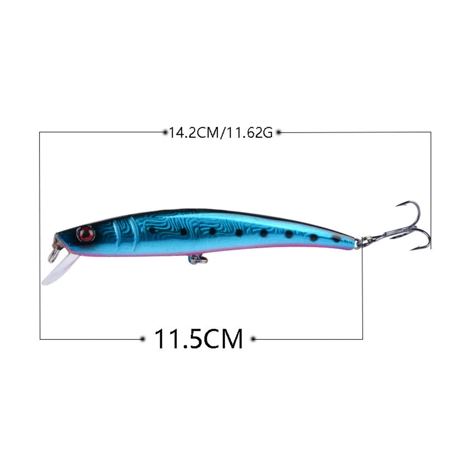 INEOUT 10 sztuk przynęta wędkarska zestaw woblerów do Trolling Pike Minnow twarda sztuczna przynęta zestaw Swimbait sprzęt wędkarski
