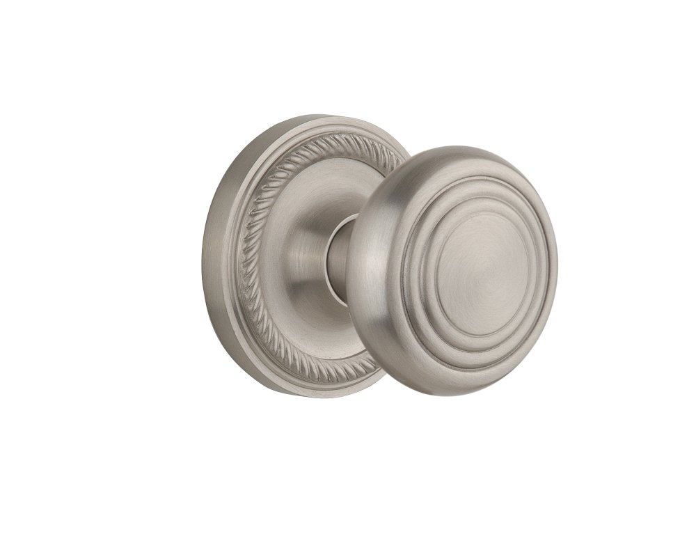 Bouton de porte de passage et rosace ciselée pour sublimer votre salon cosy