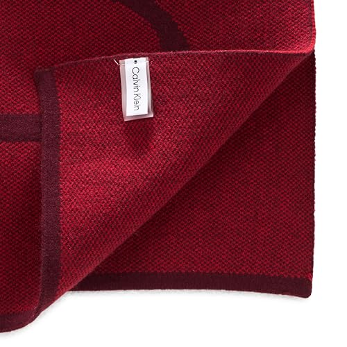 Calvin Klein womens Soft Logo Cold Weather Birdseye Scarf3