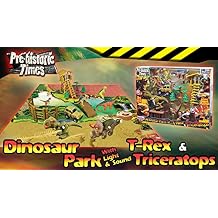Redbox Dinosaur Park with Light & Sound T-Rex & Triceratops