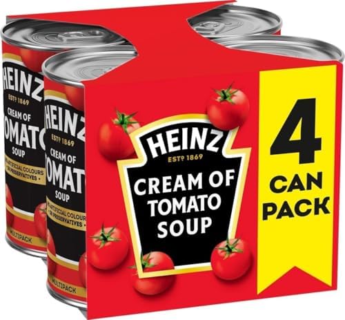 Heinz Cream of Tomato Soup, 4 x 400 g
