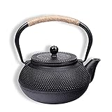 asiatische Teekanne für ca. 900 ml schwarz