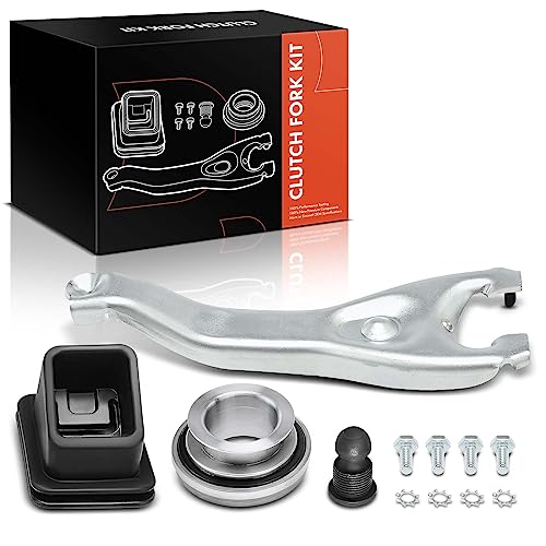 A-Premium Clutch Fork Boot Throwout Bearing Pivot Ball Kit Compatible with Chevrolet Malibu, Impala, Camaro, Corvette, Caprice, Bel Air, Biscayne, Brookwood, Chevelle, Nova, El Camino, Manual Trans.