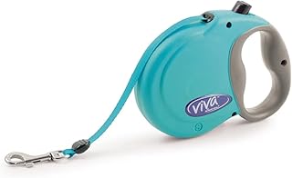 Ancol Viva Retractable Lead 5M Small Teal 20kg