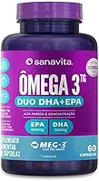 Sanavita - Ômega 3TG EPA DHA - Suplemento com EPA e DHA em forma TG - 60 cápsulas