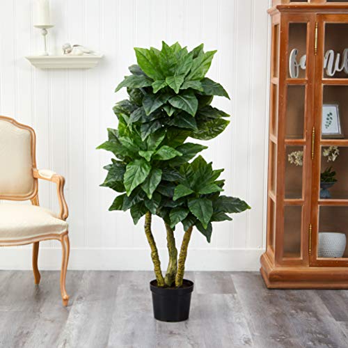 Nearly Natural 5ft. Bird Nest Artificial Tree, UV Resistant (Indoor/Outdoor) by Nearly Natural - Image 2