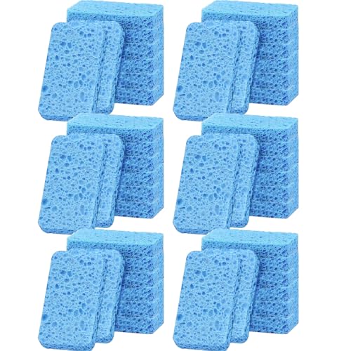 Image of 36 - Pack Non-Scratch Scrub Sponges - Sponges for Dishes and Washing Dishes, Cleaning Sponges for Kitchen Home and More（Blue）