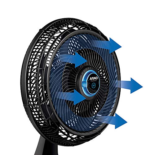 Ventilador de Coluna Desmontável, Ultra Silence Force Repelente VD5C, Preto, 110v, Arno