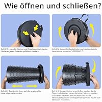 Hesanzol Tragbarer Teleskophocker, einziehbarer Klapphocker für Camping – Ansicht 5