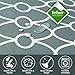 MidWest Homes for Pets Large Dog Crate Cover with Teflon Fabric Protector, Poly-Cotton Privacy Kennel Cover Fits Most 42-inch Crates, Gray Designer Print, Washable, Reduces Barking, CVR42T-GY