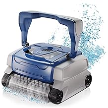 Polaris 8050 Sport Robotic Pool Cleaner, Automatic Vacuum for InGround Pools up to 40ft, Wall Climbing Vac w/Strong Suction & Easy Access Transparent Lid