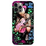 Compatible with iPhone 12/12 Pro Case Pop Singer Cool MGK Soft & Flexible TPU Shockproof Rubber Prot