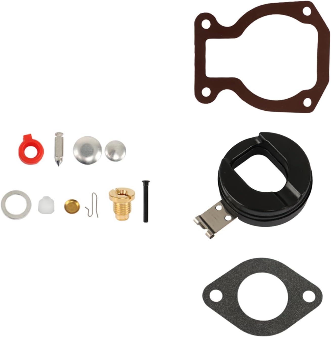 Carburetor Carb Repair Kit with Float Replacement for Johnson 9.9HP 15HP 1974-1988 398453