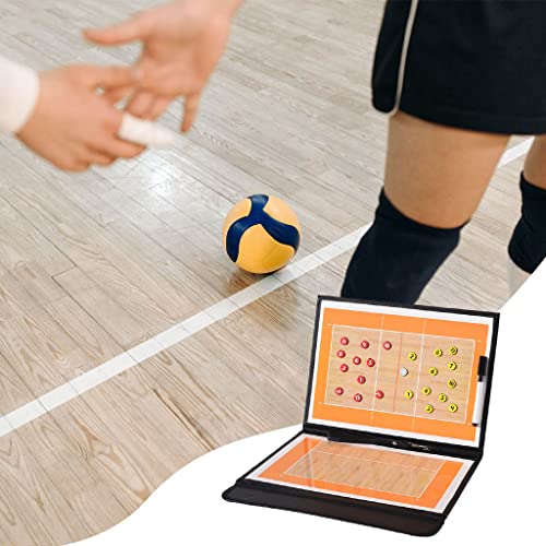 DYNWAVE Kit de Prancheta de Treinamento de Voleibol dobrável Estratégia Equipamentos Esportivos Ímãs