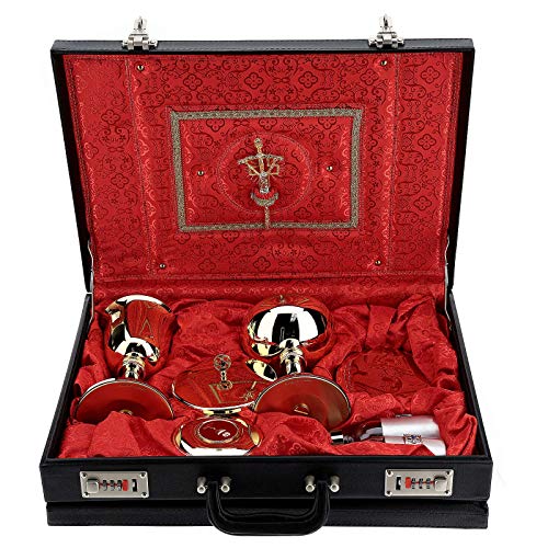 Travel Mass kit Briefcase with red Jacquard Lining