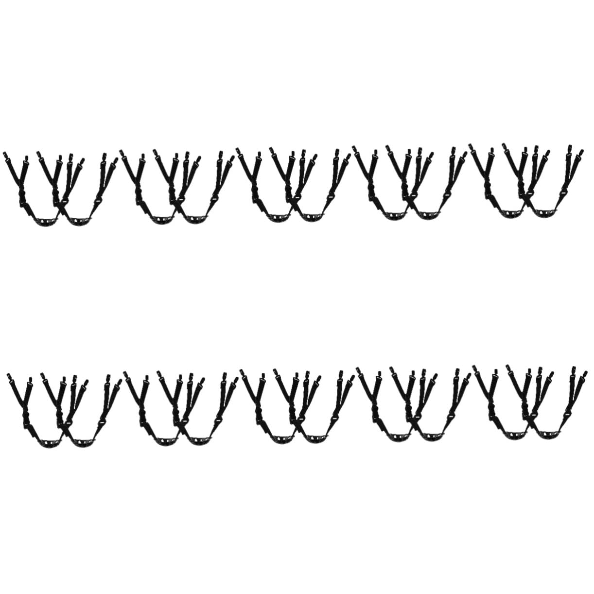 10 Set Sottogola Del Casco Elasticizzato Fascia Per Casco Di Sicurezza Sottogola Per Elmetto Universale Sottogola Imbottito Sostituzione Poliestere Nero Colore Casuale 2 Pezzi*10