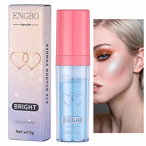 Fada maquiagem em pó | Pó Iluminador para Rosto e Corpo | Pó Iluminador em Pó Brilhante Corporal em