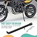 Dirt Bike Kickstand, Motorcycle Kickstand, Mini Bike Kickstand with Spring, Car Accssories Motorcycle Side Kickstand Support Fit for Dirt Pit Bike 70cc 90cc 110cc 125cc 138cc 140cc 150cc 200cc